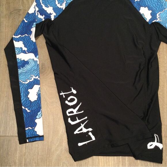 Lafroi Burst Long Sleeve Sports Performance Baselayer Rash Guard M - Picture 3 of 4